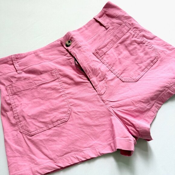 Anthropologie The Colette Shorts Maeve Pink  Magic Fabric Edition Womens Size 33 - Picture 7 of 13